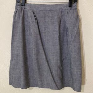 Vintage Plaid Midi Skirt